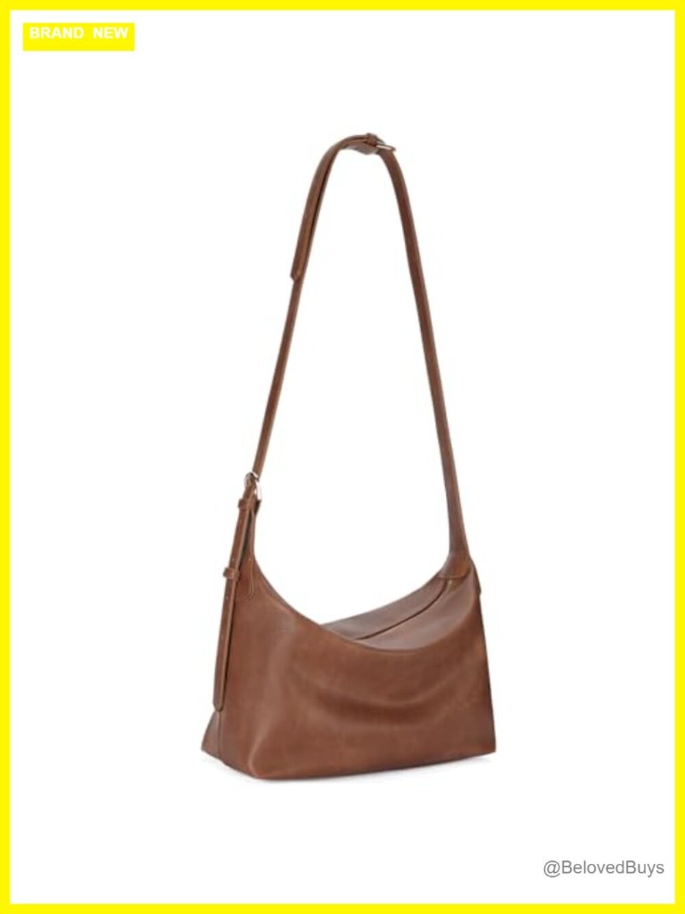 Soft Foldable PU Leather Hobo Crossbody Tote Shoulder Handbag